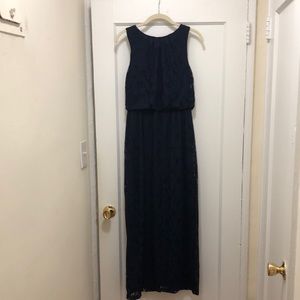 New York & Co Maxi Dress (size XS) - Navy Blue